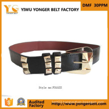 Fashion Metal Buckle Latest Design Girls Belt